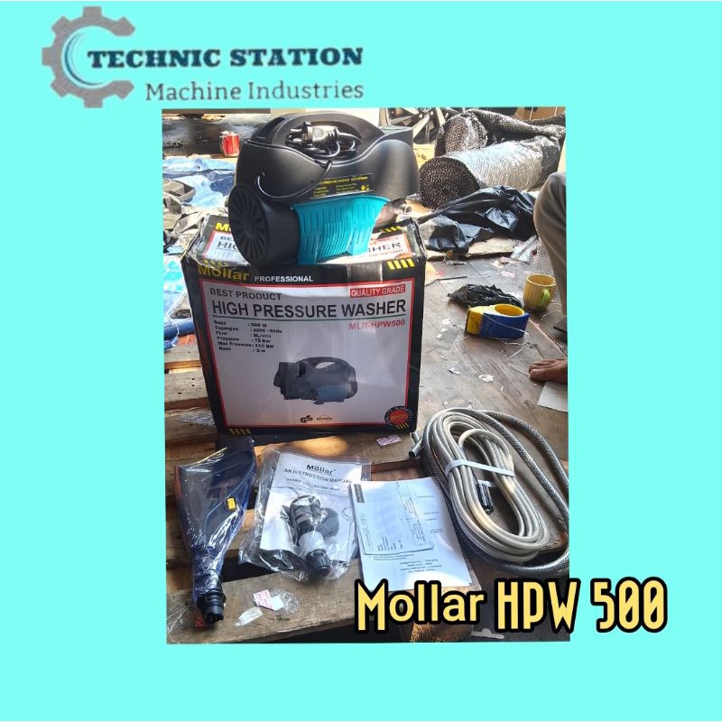 MOLLAR HPW 500 Jet Cleaner 110 Bar Motor Induksi