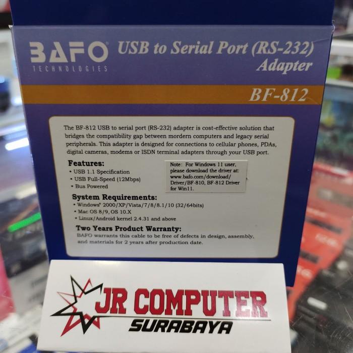 Usb To Rs 232 / Rs-232 / Rs232 Serial To Db 9 Bafo