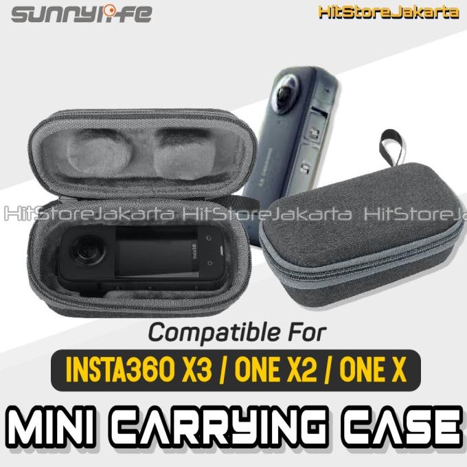 Sunnylife Mini Bag For Insta360 X3 Tas Insta360 One X2 One X Mini Case