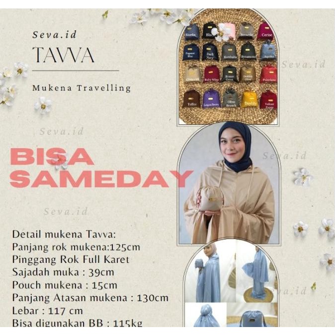 MUKENA TAVVA ORIGINAL MUKENA TAVVA MUKENA MINI TAVVA TERMURAH