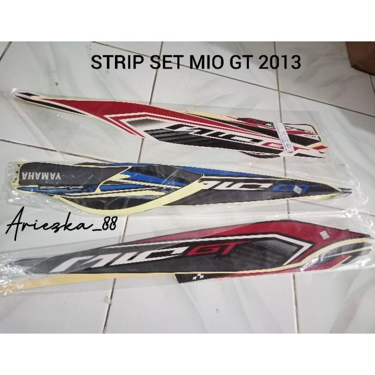 Aksesoris Sticker Lis Striping Mio Gt 2013 | Stiker Lis Motor Mio Gt Motor Resmi