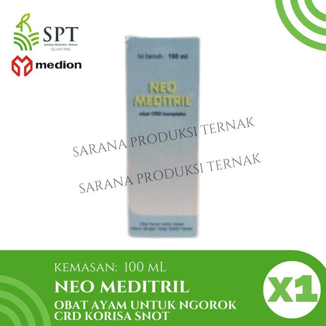 paling diminati] MEDION NEO MEDITRIL 100ml OBAT AYAM NGOROK CRD KORISA SNOT AMPUH