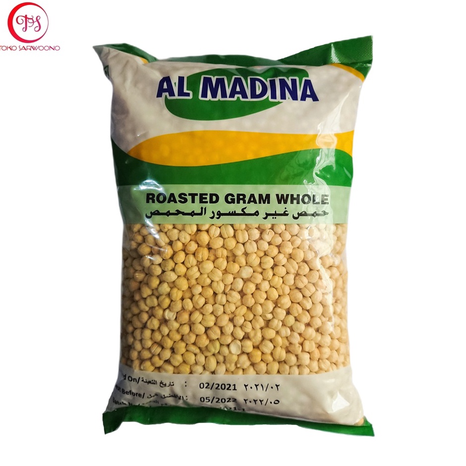 

➴Diskon Promo★☈ 8JHTC Kacang Arab Al Madina 1 Kg - Original Roasted Chickpea Hummus M80 Best