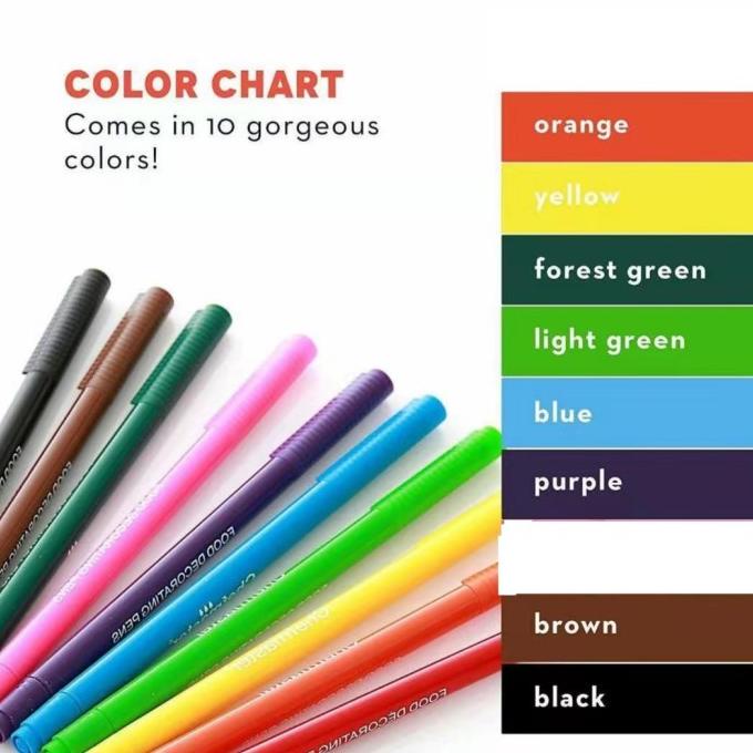 

Terlaris Edible Ink Mix / Decorating Pen Edible 1 Pcs / Edible Food Ink Colour