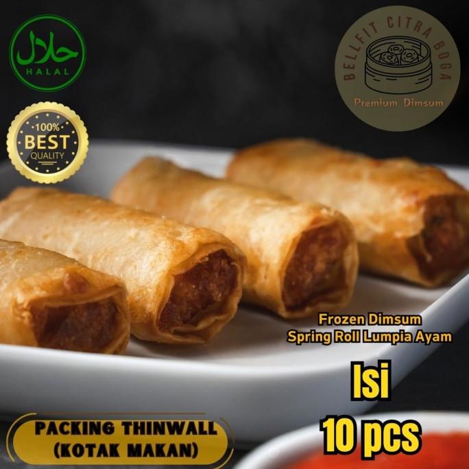 

Sale Frozen Dimsum Spring Roll Lumpia Ayam Halal 10 Pcs