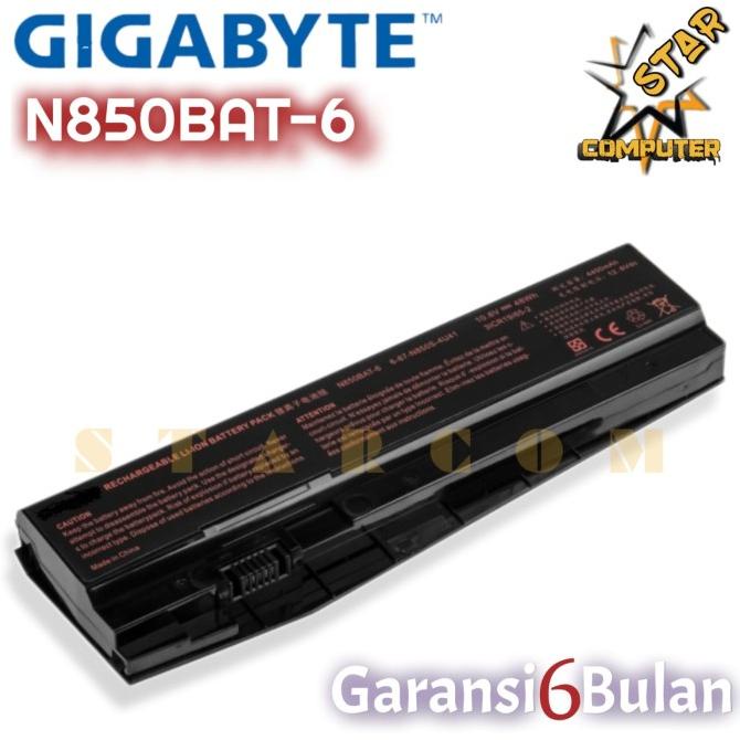BATERAI GIGABYTE SABRE 15 CLEVO N850BAT-6 N870HJ1 N870HK1 ORIGINAL