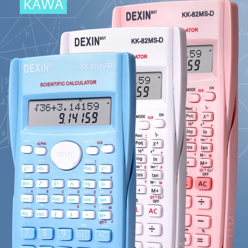 

Paling popular KAWA Kalkulator Color Function Scientific Kalkulator sin cos tan macaroon Aesthetic Estetik 61