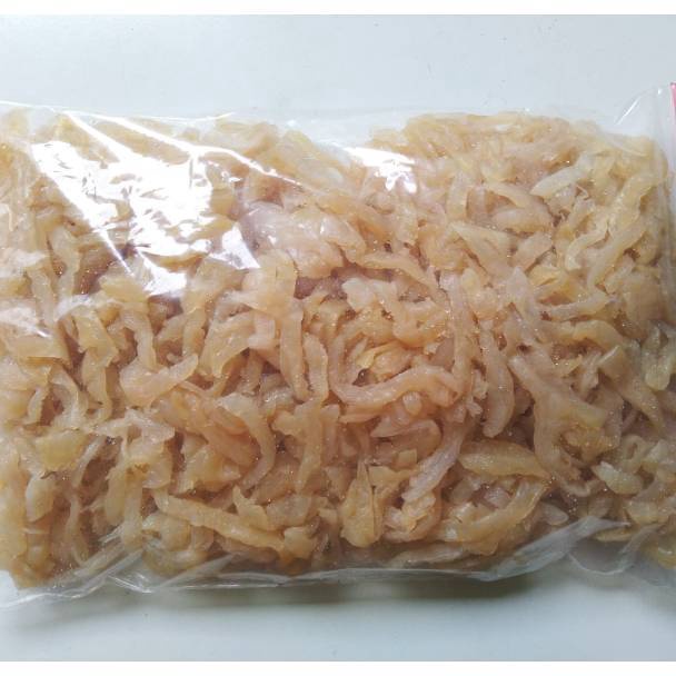 

Best seller Ubur Ubur Potong 500gr / 1kg Jellyfish cut - Bahan Chuka Kurage Jepang 71