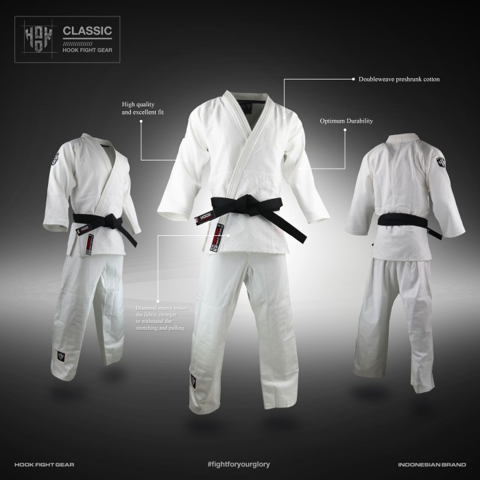 Gi Judo Hook Fight Gear, Judo Gi Hook, Baju Judo Hook