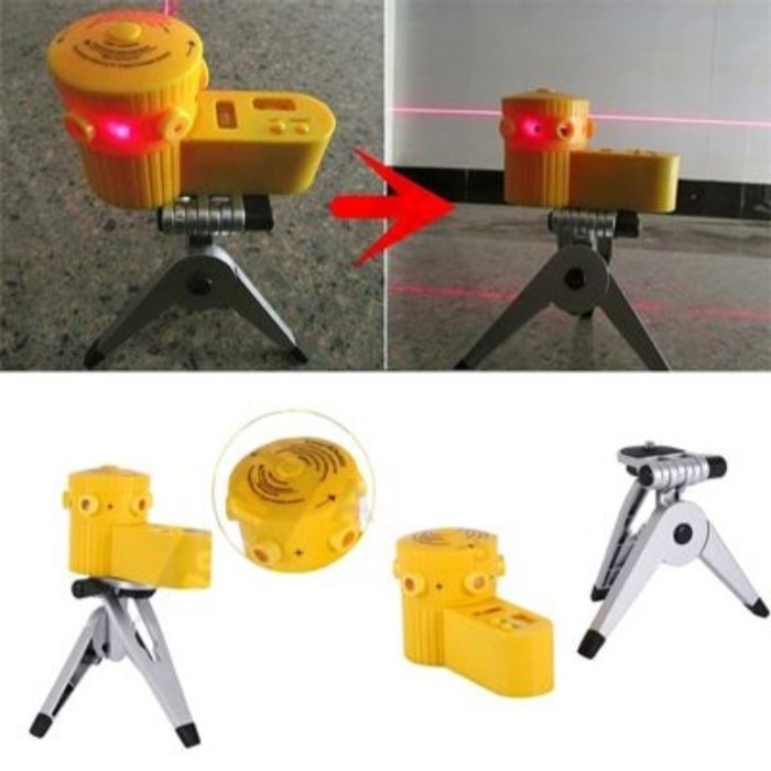PROMO ALAT UKUR LASER GARIS / LASER LEVEL LINE SIKU LASER WATERPASS TRIPOD TERMURAH