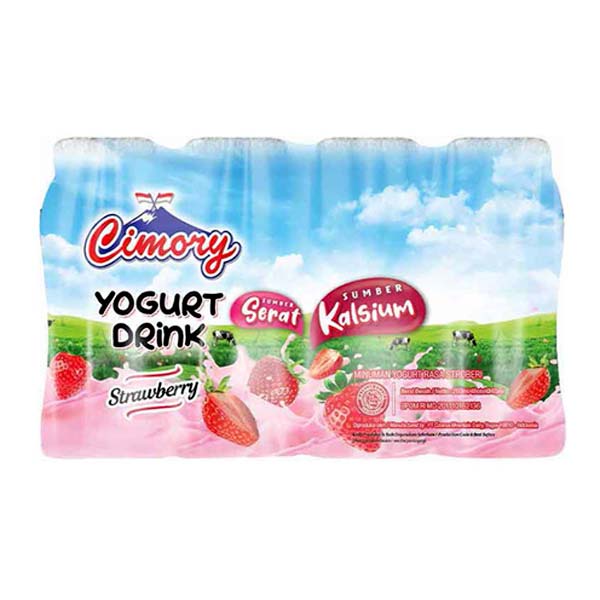 

CIMORY DRINK YOGURT BOTOL STRAWBERRY 4 PCS X 65 ML