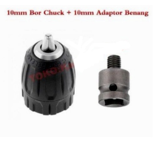 Terlaris Kamolee-Bor Chuck Head Metal/Plastic-10Mm/13Mm & Adaptor Benang