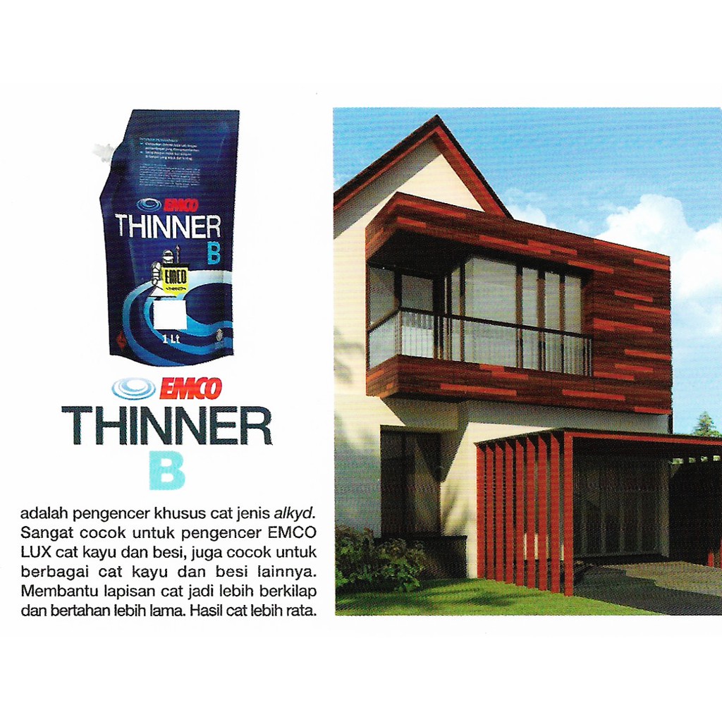EMCO THINNER B UNTUK CAT KAYU BESI THINER TINNER TINER PENGENCER CAT
