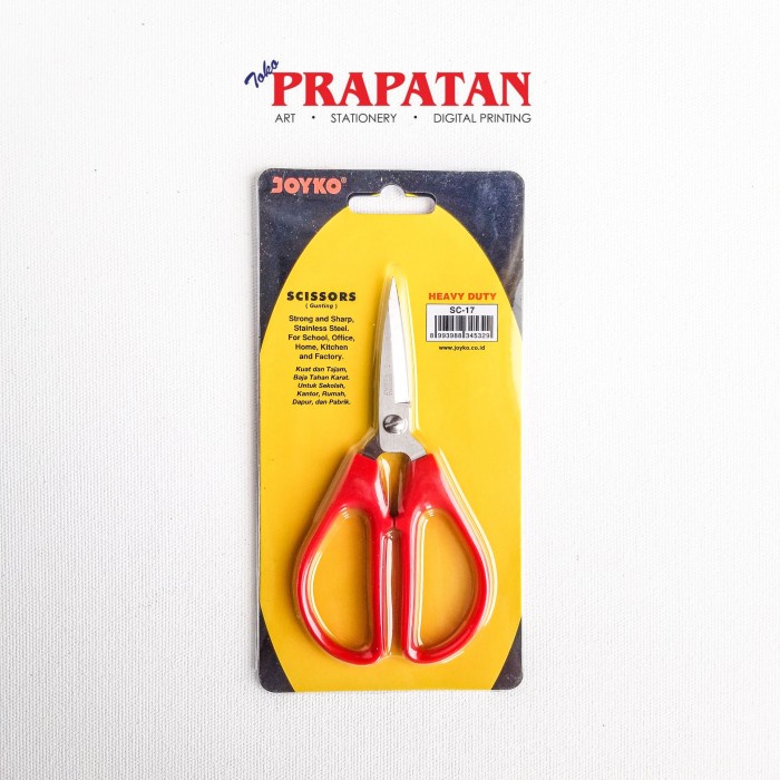 

Bestseller Gunting Joyko Sc-17 Heavy Duty / Scissors