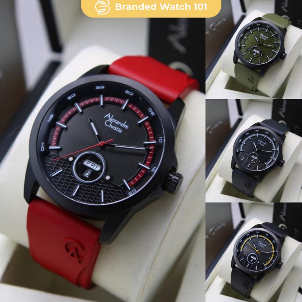 Bayar ditempat ORIGINAL Jam Tangan Pria Alexandre Christie AC 6656 / AC6656 / 6656 / AC 6657 / AC665