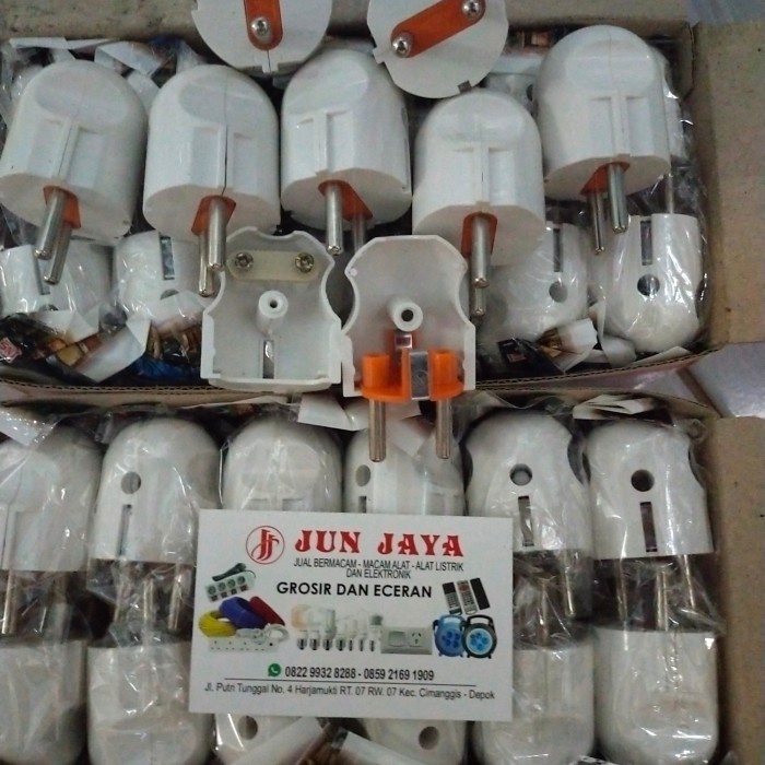 Terlaris Steker Arde Pagoda 24Pcs/Steker Bulat/Colokan Bulat Kuningan Asli Sni