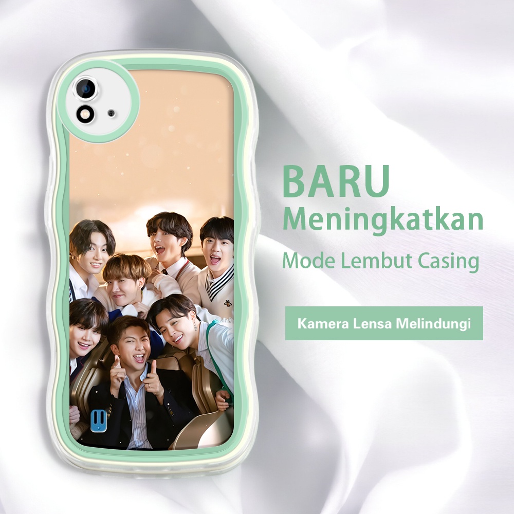 Realme C20 C20A C11 C15 C17 C20A C2 C1 2021 INS BTS Bangtan Boys BT21  Cool Kor Kesing case hp murah