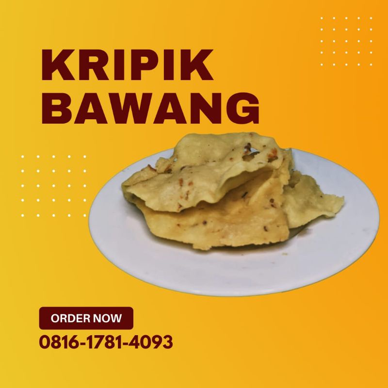 

KRIPIK BAWANG RENYAH/BAWANG PUTIH 250gr