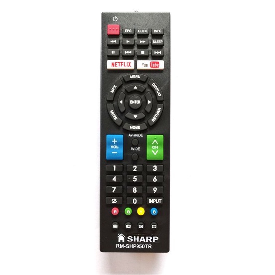 BestSeller REMOT REMOTE SMART TV SHARP AQUOS ANDROID LED GB234WJSA - GB275WJSA YOUTUBE ORIGINAL QUALITY FOR LC-40LE380X