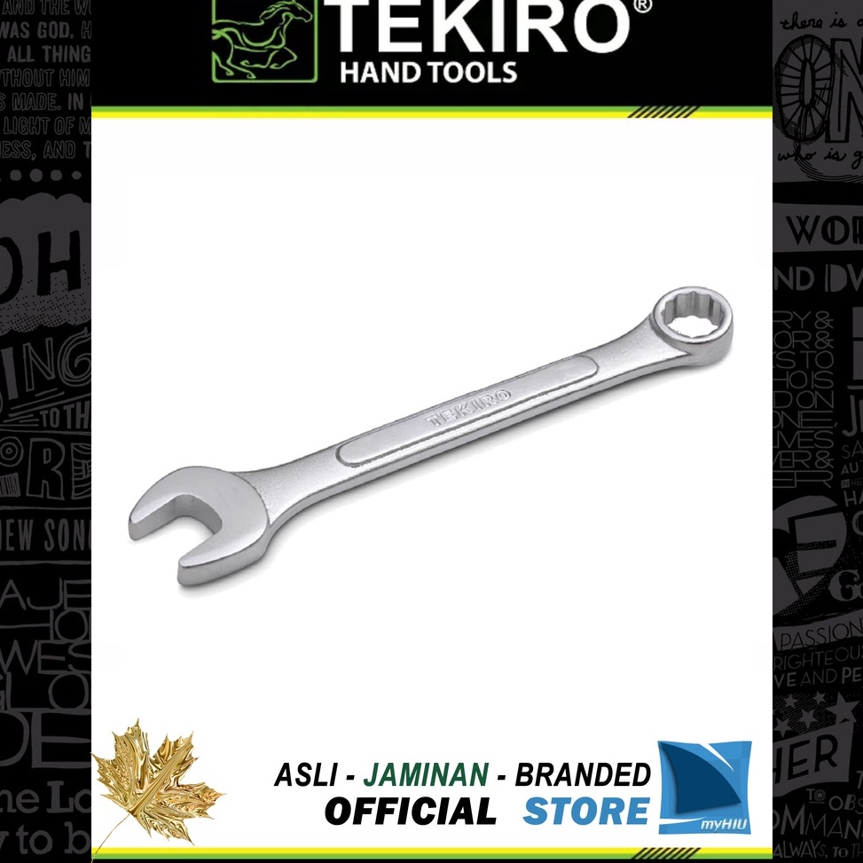 46 Kunci Ring Pas 6 ~ 25 mm / Combination Wrench Spanner  TEKIRO Ready O⌒