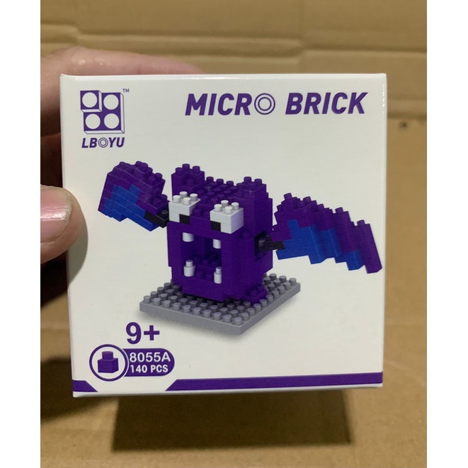 Mainan Balok Pokemon Golbat figure puzzle balok susun puzzle