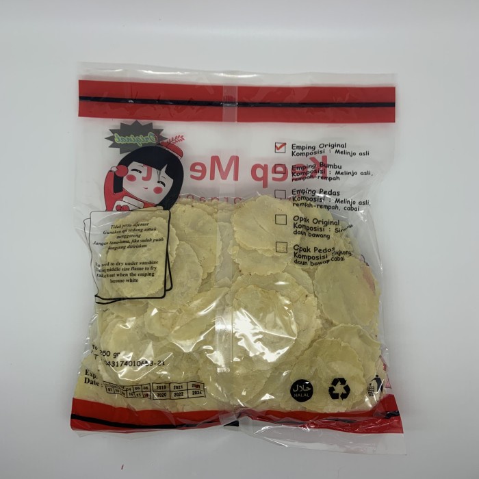 

Emping Melinjo Organik (Plain) Sna Sehat By Keep Me Fit