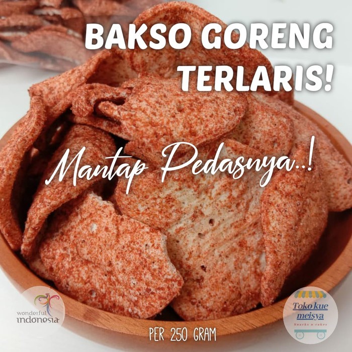 

Keripik Basreng Bakso Goreng Spesial Pedas Terlaris 250 Gr