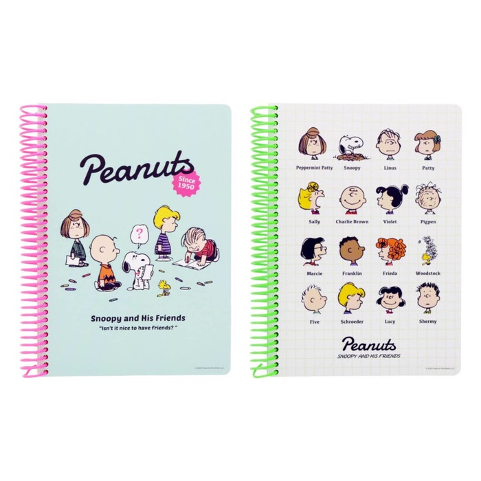 

Notebook B6 Peanuts Snoopy Color Pop Grid 60 Sheets Limited Edition