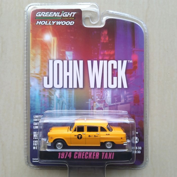 Greenlight 1974 Checker Taxi John Wick No Cherokee Chevelle Ford Crown
