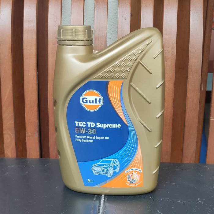 Bestseller Gulf Tec Td Supreme Sae 5W-30 5W30 Cj4 Cj-4 Oli Mesin Diesel