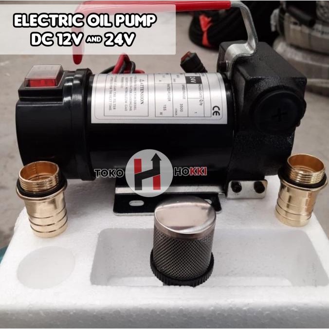 Pompa Dc 12V Pompa Transfer Minyak Solar+Bensin Bbm Spbu Dc