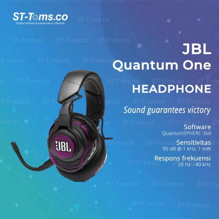 Jbl Quantum One Noise-Canceling Over-Ear Gaming Headset