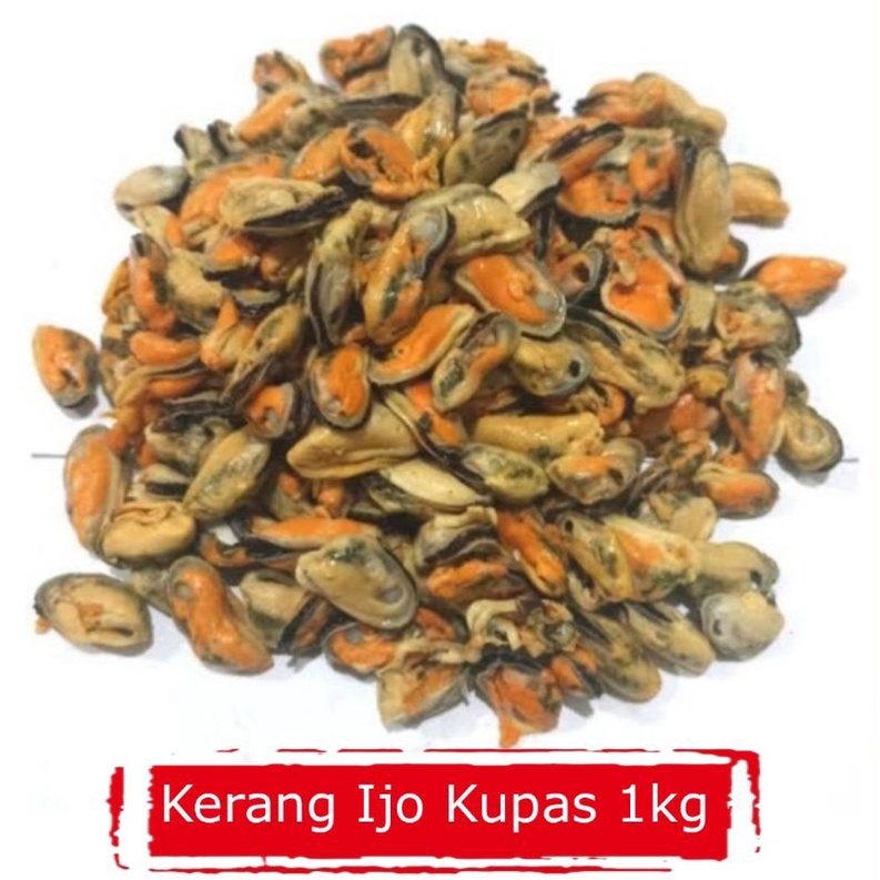 

Kerang ijo Kupas 1KG Praktis & Higienis