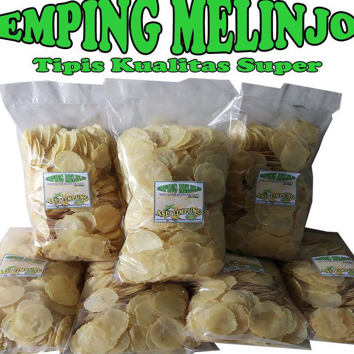 

DISKON BRANDS FESTIVAL EMPING MELINJO MENTAH ORIGINAL 1/2KG ASLI PRODUKSI LIMPUNG BATANG murah