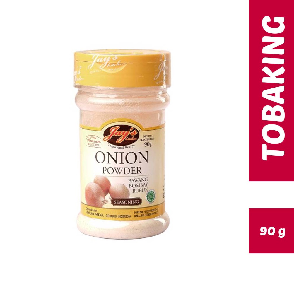 

Ready stok Jay's Onion Powder 90gr / Bawang Bombay Bubuk Jays 37