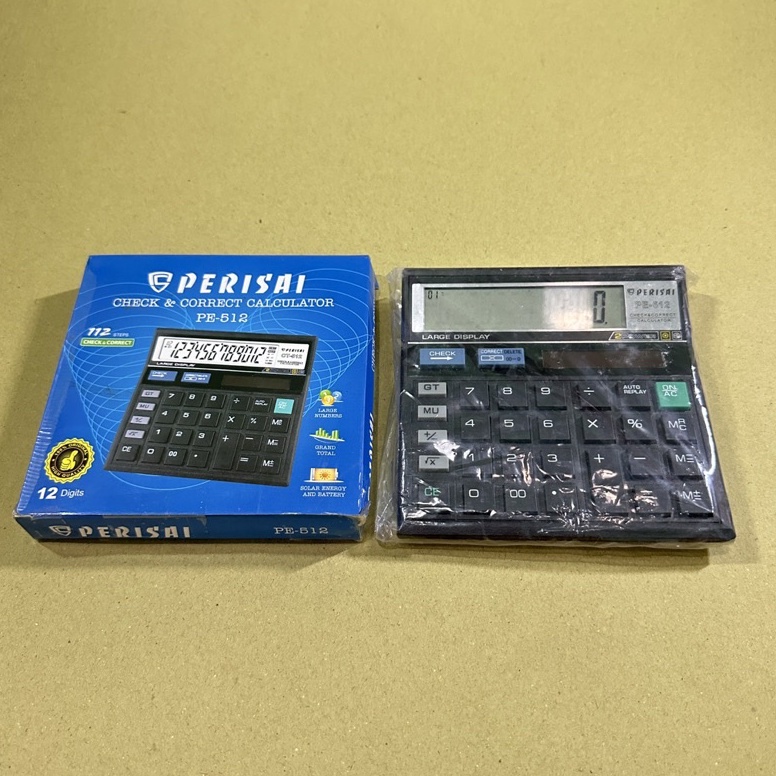 

Serba Murah.. Calculator Kalkulator Perisai 12 digit PE-512 TNF