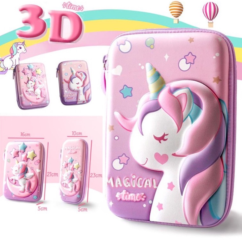 

Best.. 【24H SHIP】Kotak Pensil 3D Pencil Case MIRIP SMIGGLE Lookalike KB PG TK SD HardTop Organizer Lucu Tepak Alat Tulis D7C