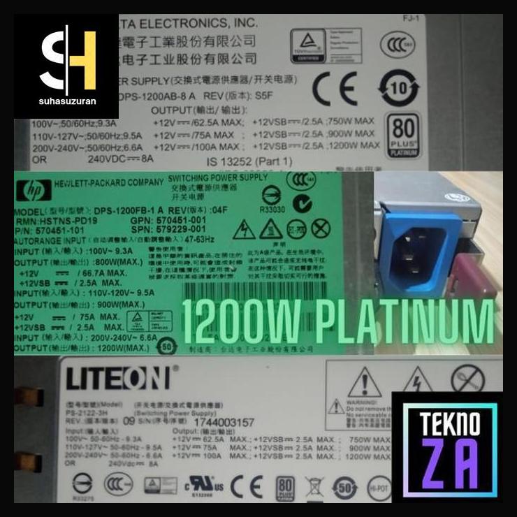 MINING PSU SERVER SET 1600W 1400W 1200W 1100W 1000W 750W GOLD PLATINUM suhasuzuran