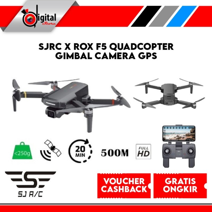 SJRC X ROX F5 QUADCOPTER GIMBAL CAMERA GPS DRONE SJRC ROX F5 ORIGINAL