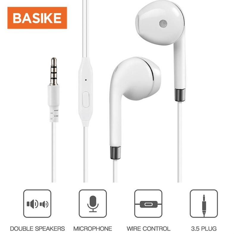Diskon Headset Gaming Hedset Basike Earphone Bass In-Ear 3.5Mm Dengan Mikrofon Tablet Android Vivo X
