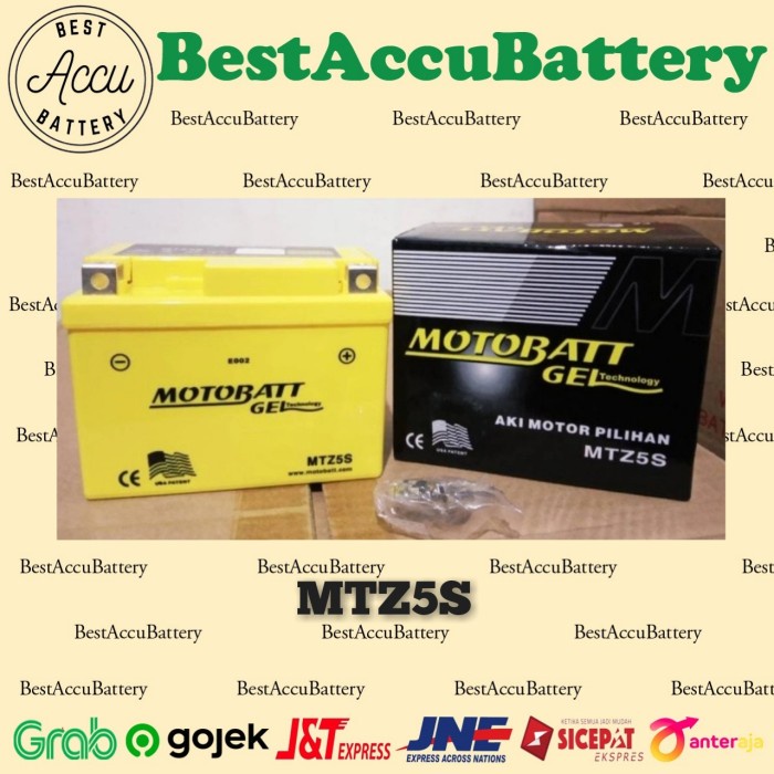 Aki Motor Yamaha Mio Z Motobatt Mtz5S