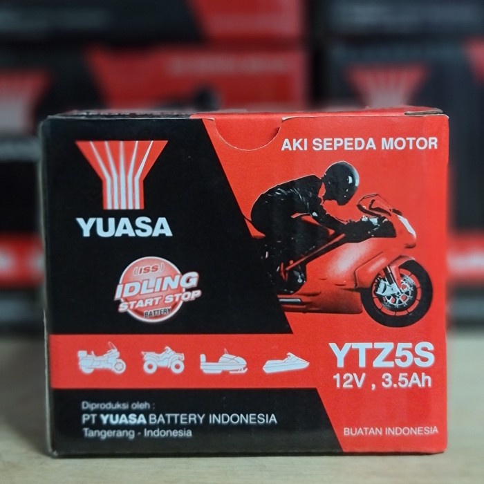 Aki Motor Yamaha Xeon, Byson Ytz5S Yuasa Aki Kering