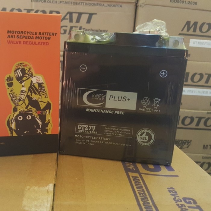 Aki Nmax Dryplus Gtz7V 12V7Ah