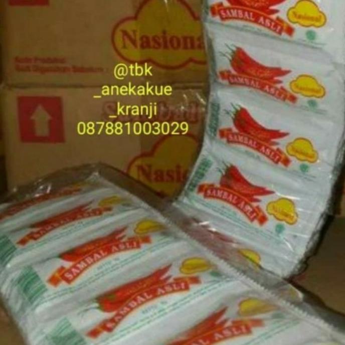 

Sauce Sambal Stik National Sachet per dus (20 pakx24 pc)per dus