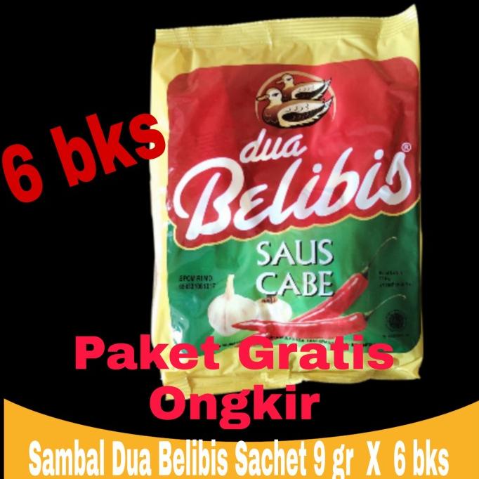 

Saus Sambal Dua Belibis Sachet 9 gr isi 24 pcs x 6 bungkus