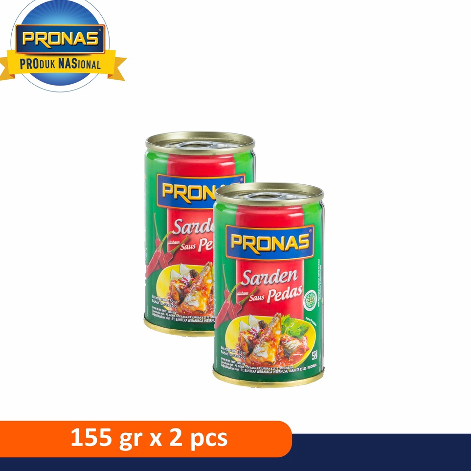 

Pasti Murah✺ 6BKBK PRONAS Sarden Chili 155 g Bundling 2 pcs G81 Diskon