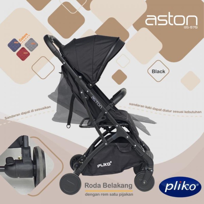 Terlaris Pliko Aston / Stroller / Kereta Dorong Bayi