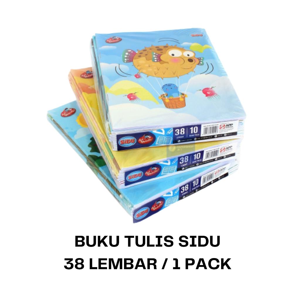 

8.8 Buku Tulis Sidu Sinar Dunia 38 Lembar 1 Pack Sidu Original Isi 10 Buku Murah Grosir !!