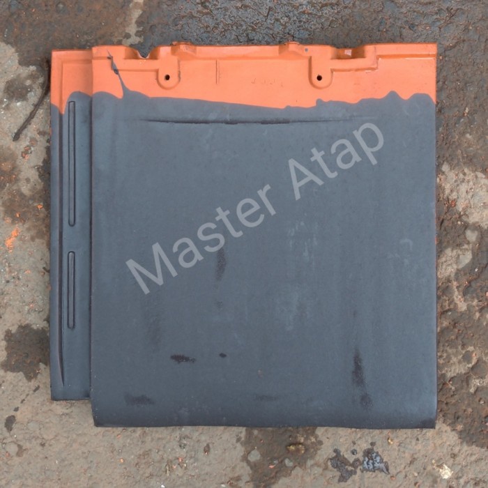 Genteng Kanmuri full Flat Medy Grey Kw1