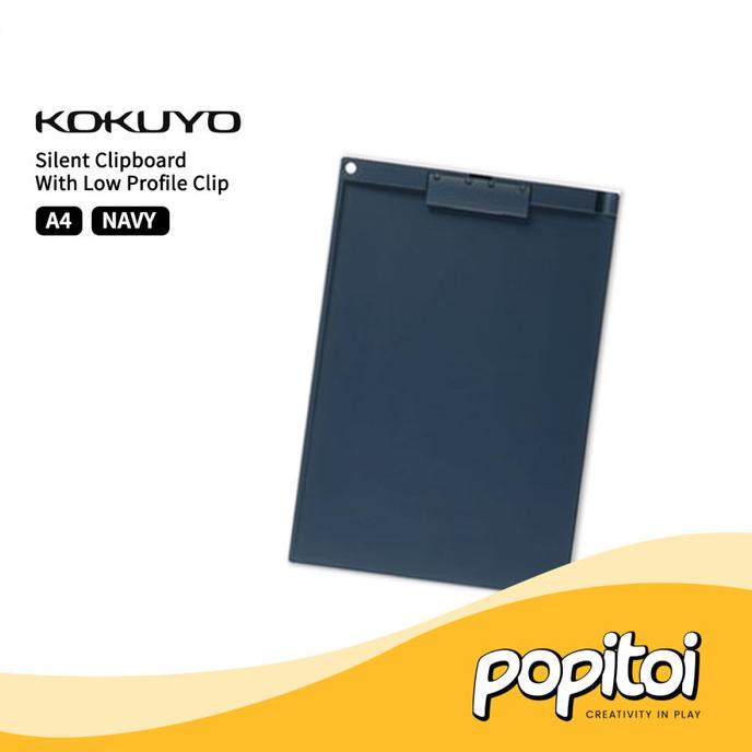 

Silahkan Order] Kokuyo Silent Clipboard A4 Portrait Clip Papan Tulis Jalan Dada Ujian